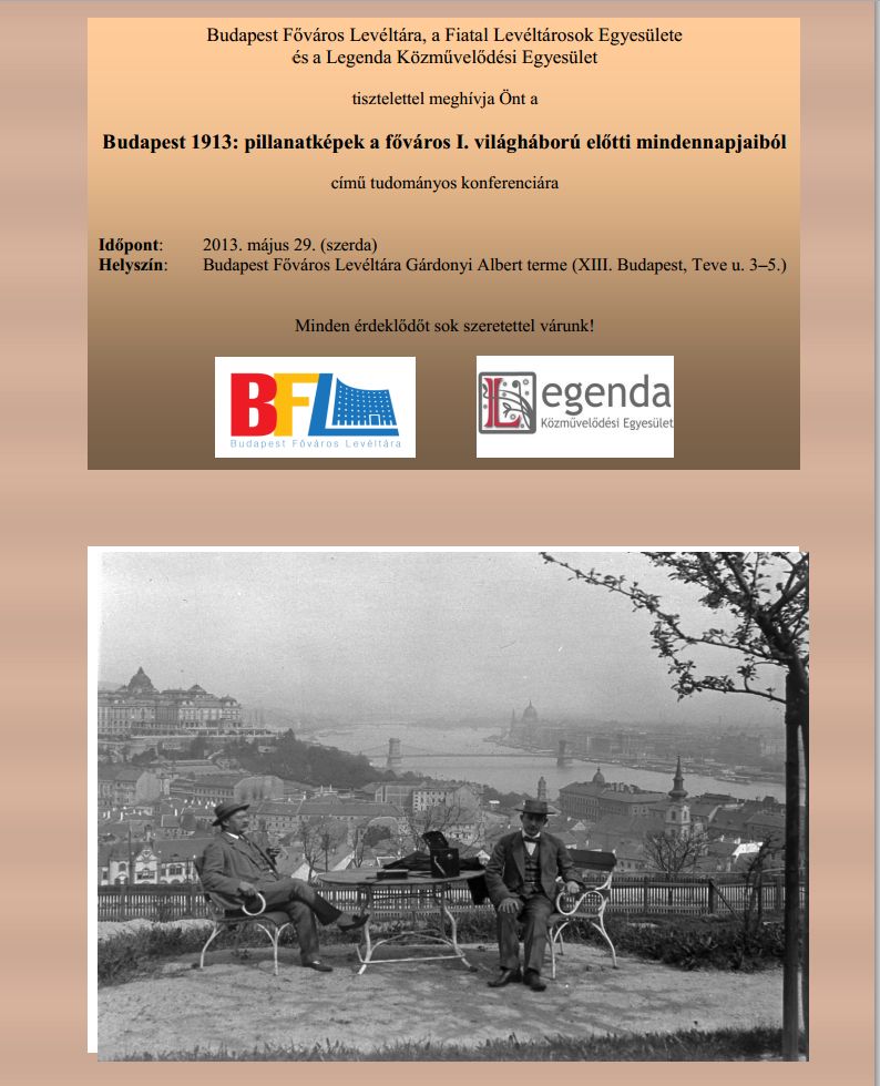 Konferencia Budapest első világháború előtti mindennapjairól
