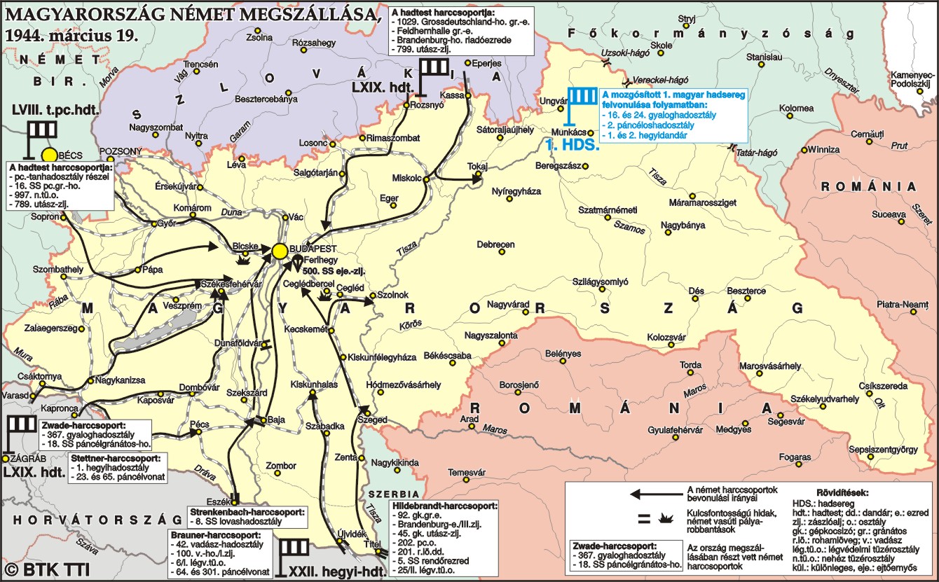 1944. 03. 19. Magyarország német megszállása
