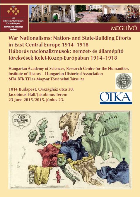 Nemzetközi konferencia az első világháborús nacionalizmusokról