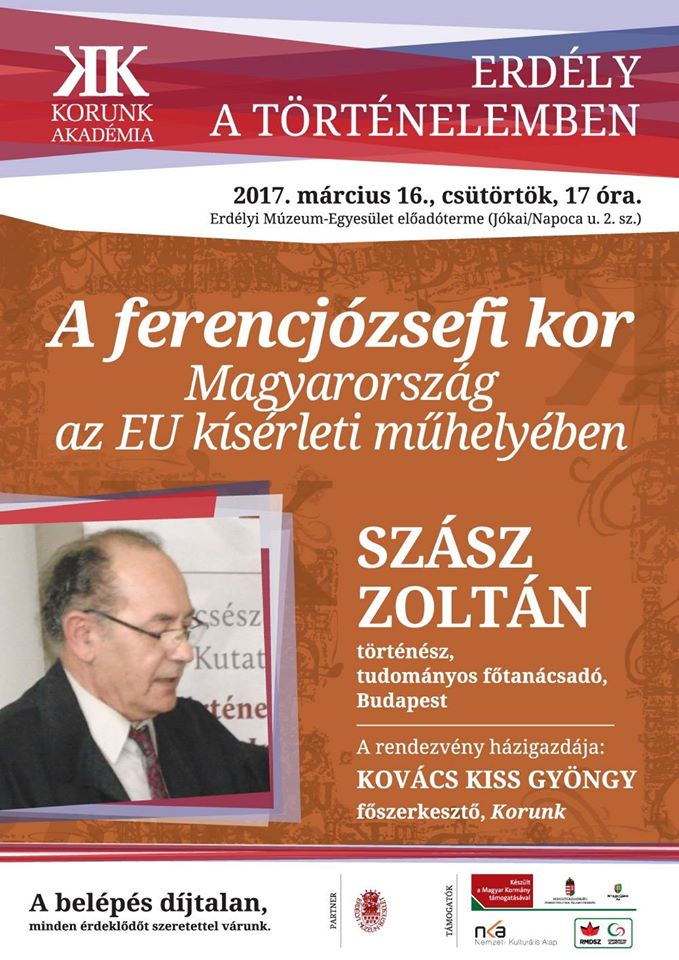 Szász Zoltán előadása Kolozsváron