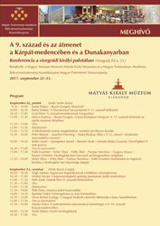 A 9. század és az átmenet a Kárpát-medencében és a Dunakanyarban: konferencia Visegrádon