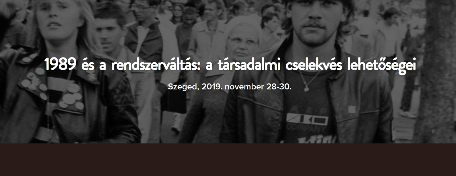 Országos jelenkor-történeti konferencia Szegeden 2019. november 28–30-án