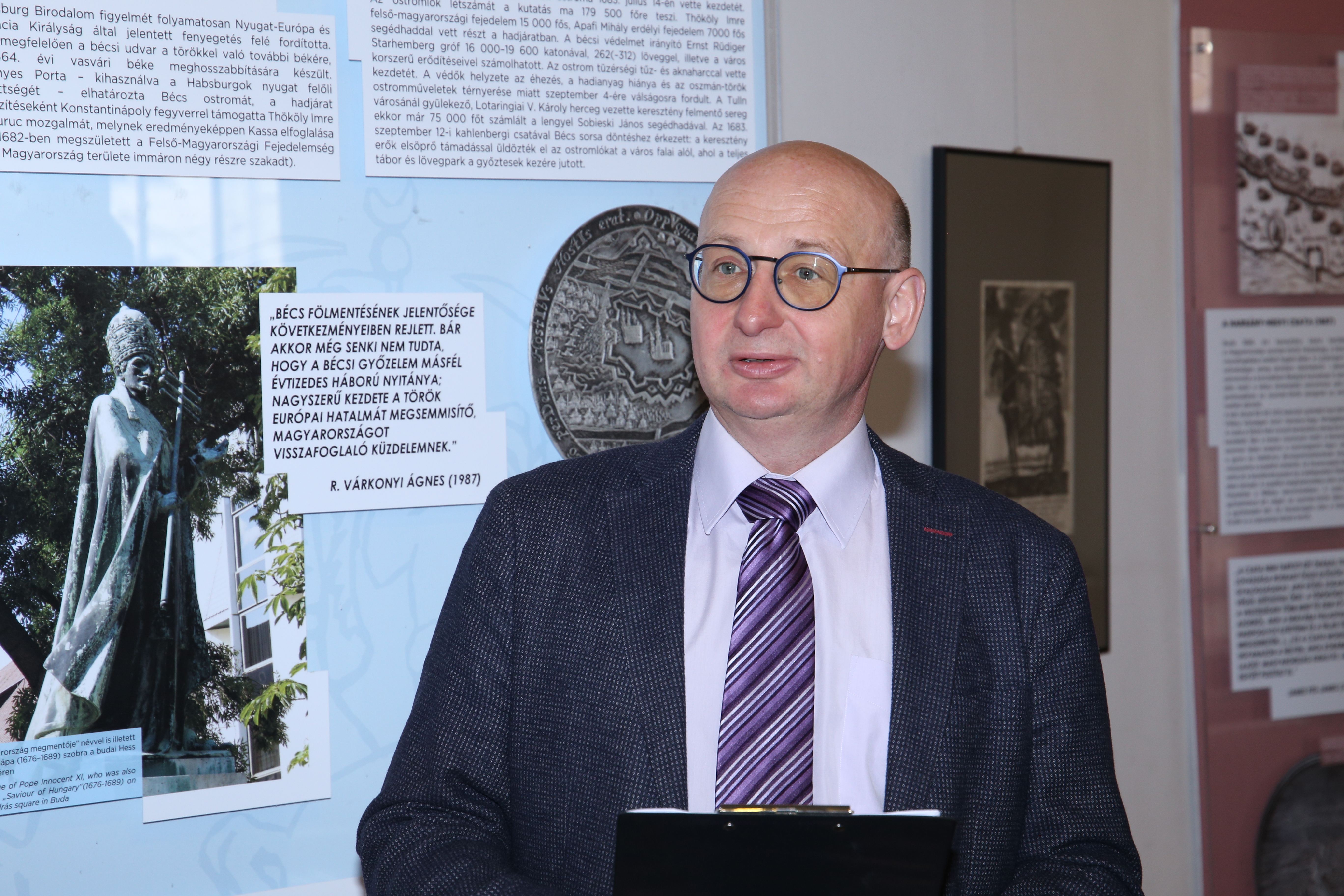 Tóth Ferenc kiállítás-megnyitó előadása a Hadtörténelmi Múzeumban