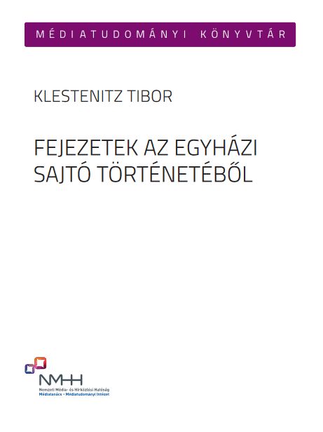 Megjelent Klestenitz Tibor új könyve