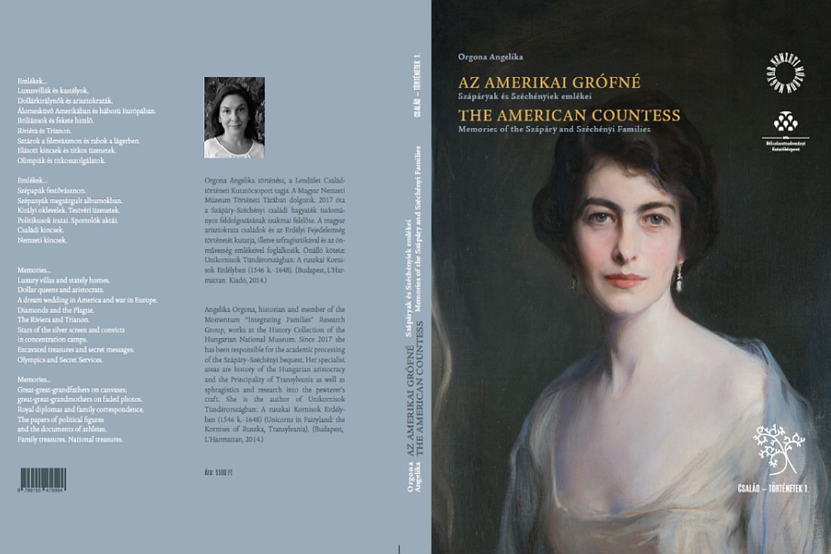 Az amerikai grófné: megjelent Orgona Angelika új kötete