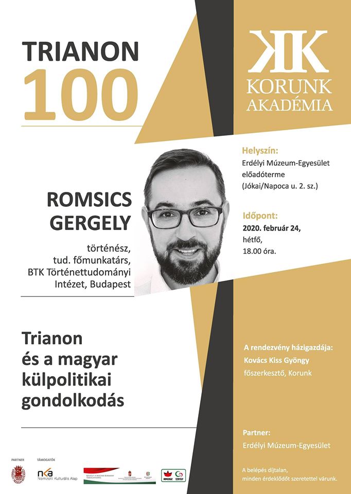 Romsics Gergely előadása Kolozsváron