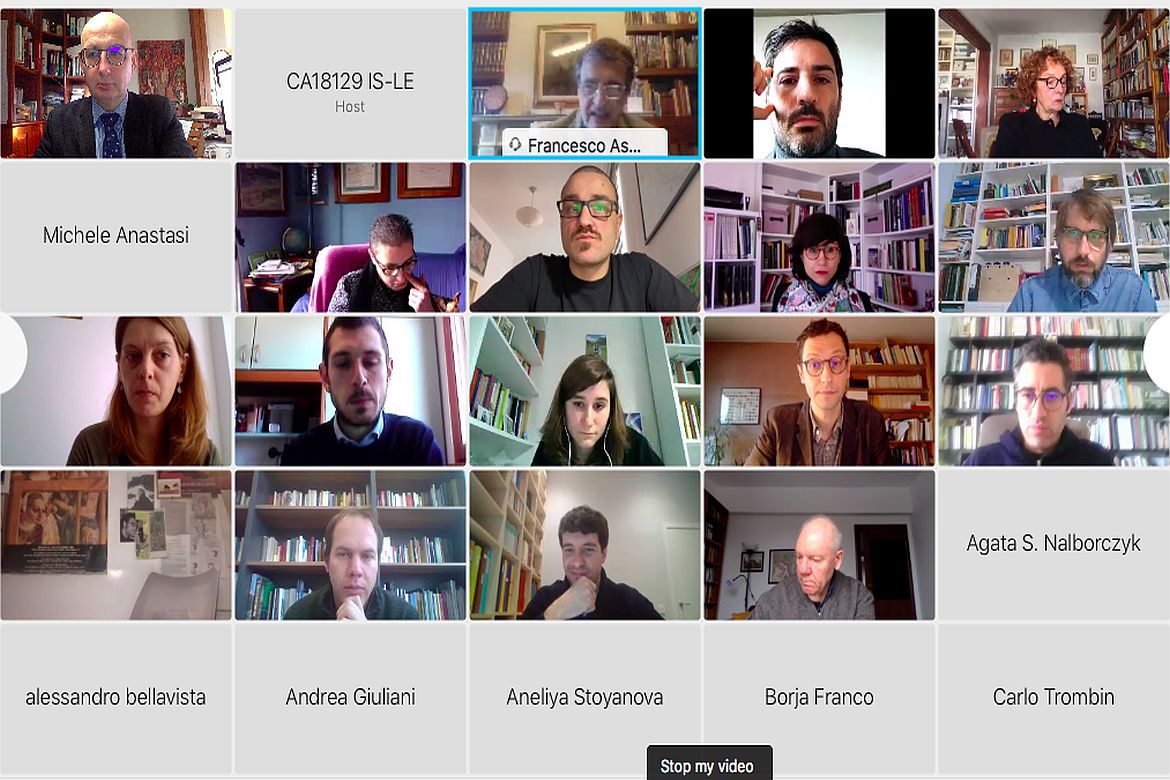 A COST Association IS-LE projektjének online konferenciája Palermóban Tóth Ferenc részvételével
