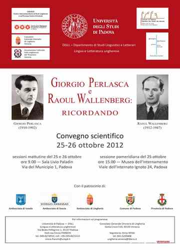 Konferencia Padovában a nemzetközi Wallenberg Év alkalmából