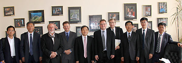 Kínai delegáció az Akadémián